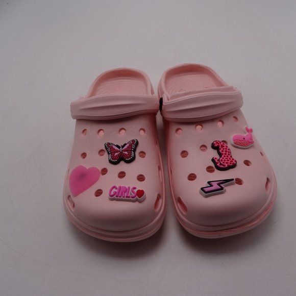 COPY - New Graden, Hallow Out Lighweight Clogs, Pink, Big girls Sz 5 - Picture 1 of 3